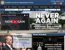 Tablet Screenshot of myfloridahouse.gov